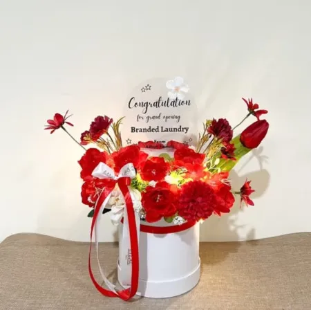 Bloom Box Akrilik Ucapan Grand Opening Kendal